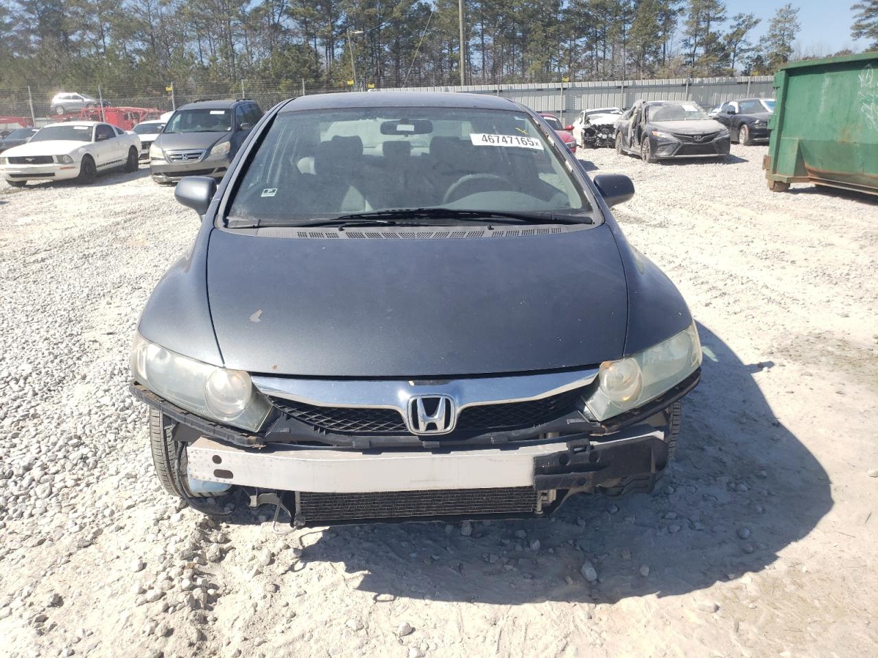 2010 Honda Civic VIN 2HGFA1F59AH553566 Copart auction photo, front end / minor dent/scratches damage thumbnail 5