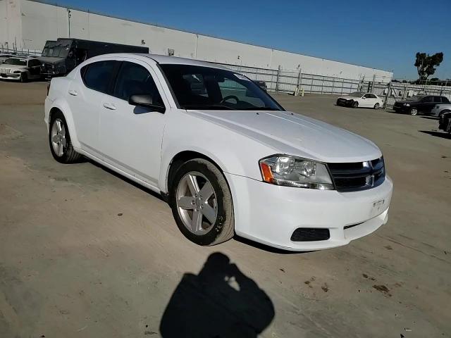 2013 Dodge Avenger VIN 1C3CDZAB4DN563698 Copart auction photo, rear end / side damage thumbnail 11