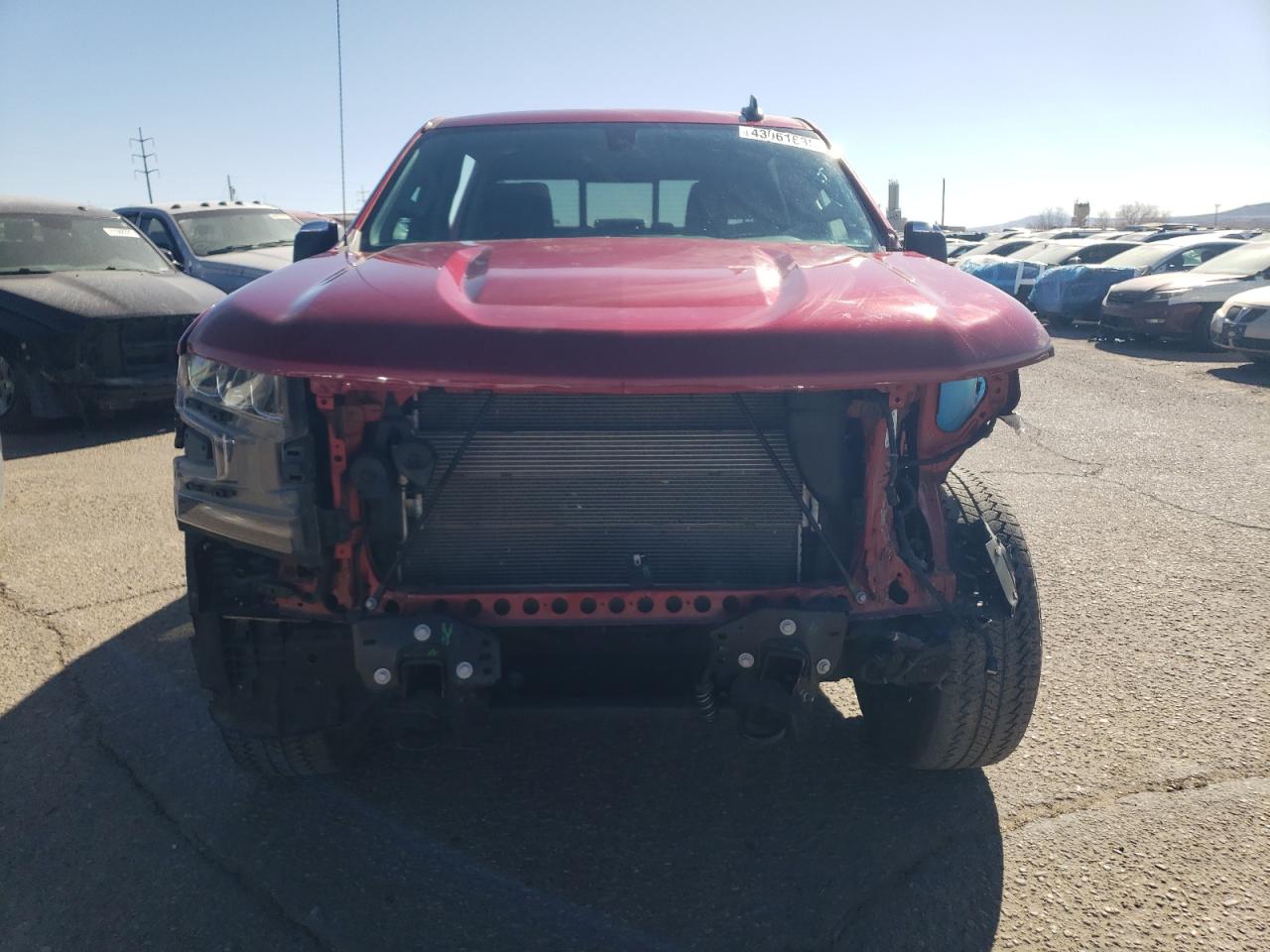 2021 Chevrolet Silverado VIN 3GCUYDED5MG246654 Copart auction photo, side damage thumbnail 5