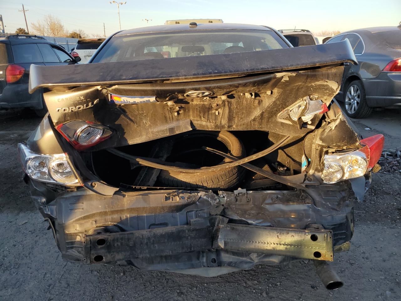 2010 Toyota Corolla VIN 2T1BU4EE5AC519402 Copart auction photo, rear end / front end damage thumbnail 6