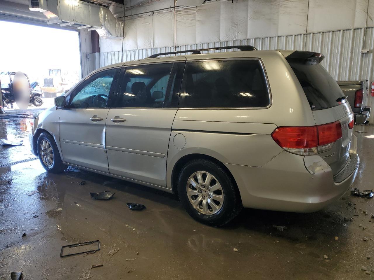 2009 Honda Odyssey VIN 5FNRL387X9B055667 Copart auction photo, front end / side damage thumbnail 2