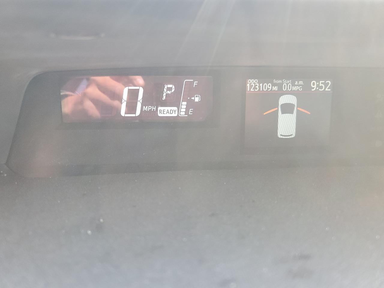 2015 Toyota Prius VIN JTDKDTB3XF1582777 Copart auction photo, front end damage thumbnail 9