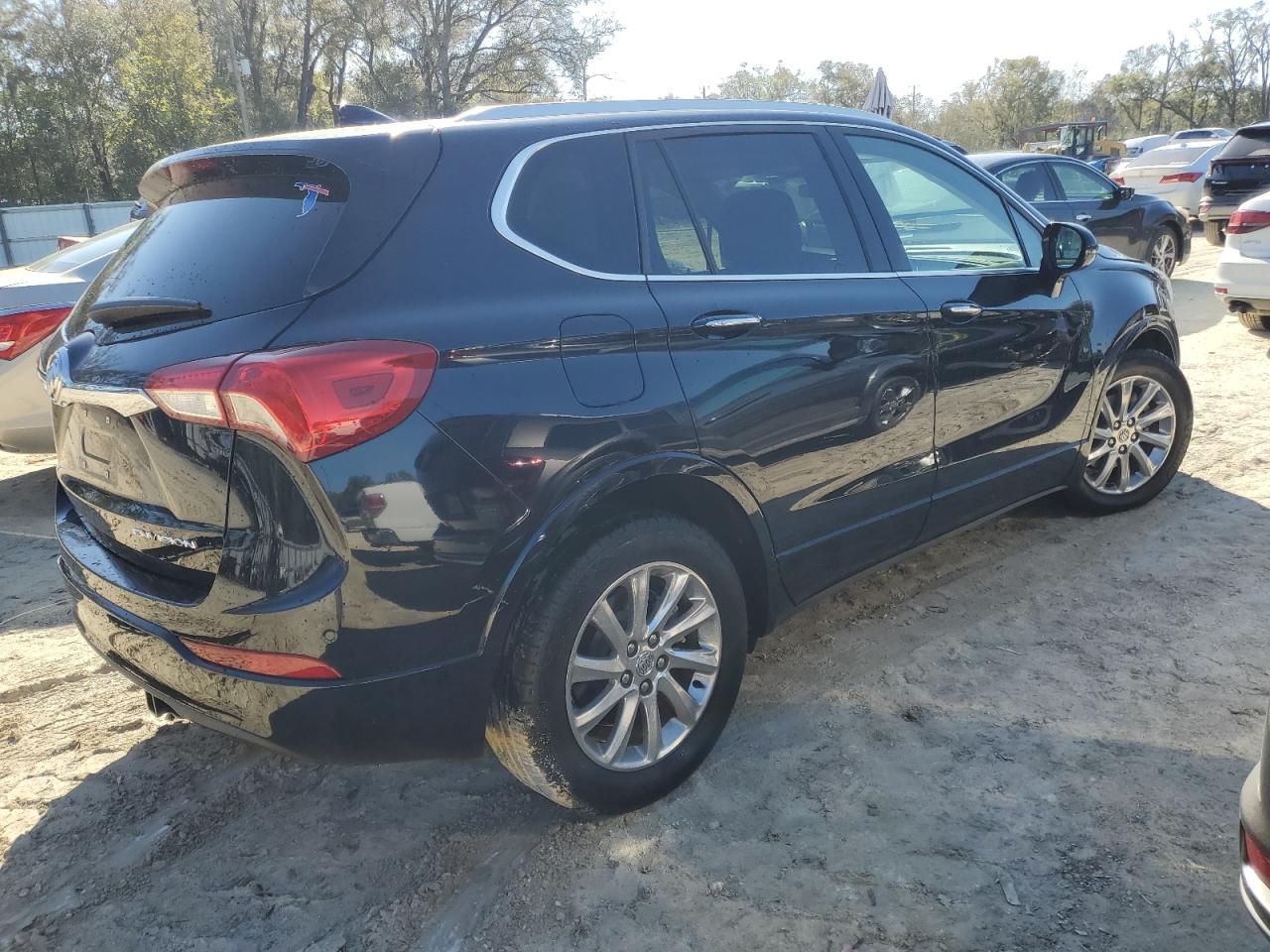 2020 Buick Envision VIN LRBFXCSA2LD197052 Copart auction photo, front end / side damage thumbnail 3
