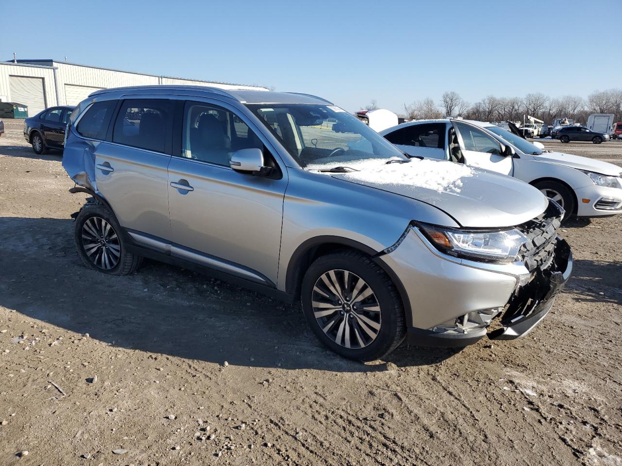 2020 Mitsubishi Outlander VIN JA4AZ3A34LZ023764 Copart auction photo, all over / undercarriage damage thumbnail 4