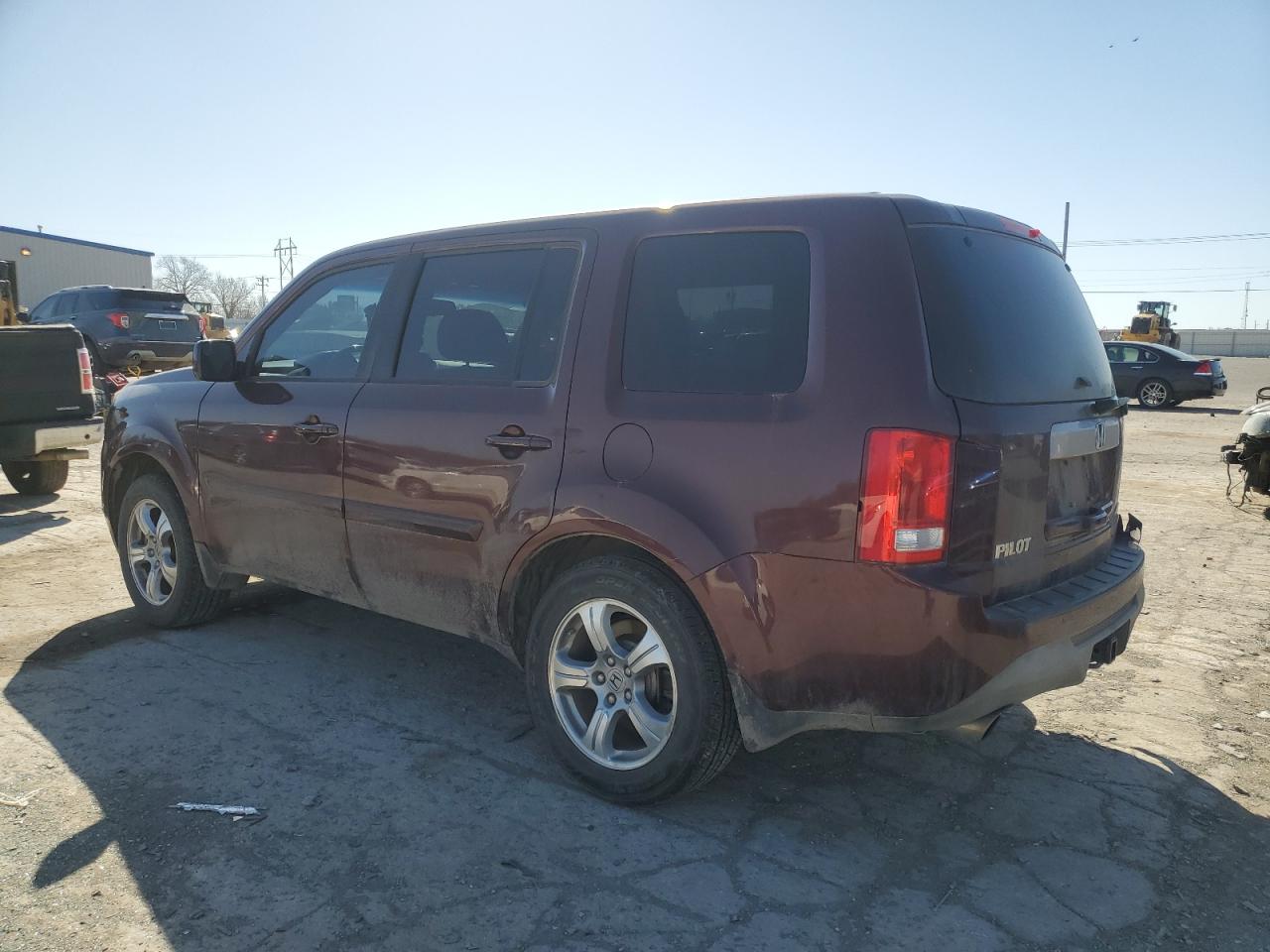 2012 Honda Pilot VIN 5FNYF4H55CB045157 Copart auction photo, rear end / minor dent/scratches damage thumbnail 2