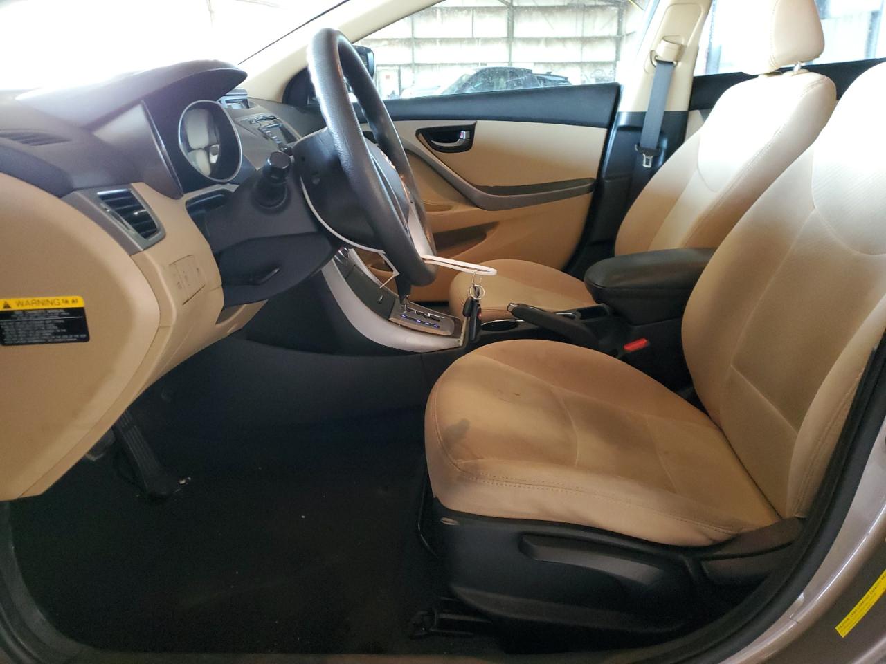 2013 Hyundai Elantra VIN 5NPDH4AE1DH399201 Copart auction photo, rear end damage thumbnail 7