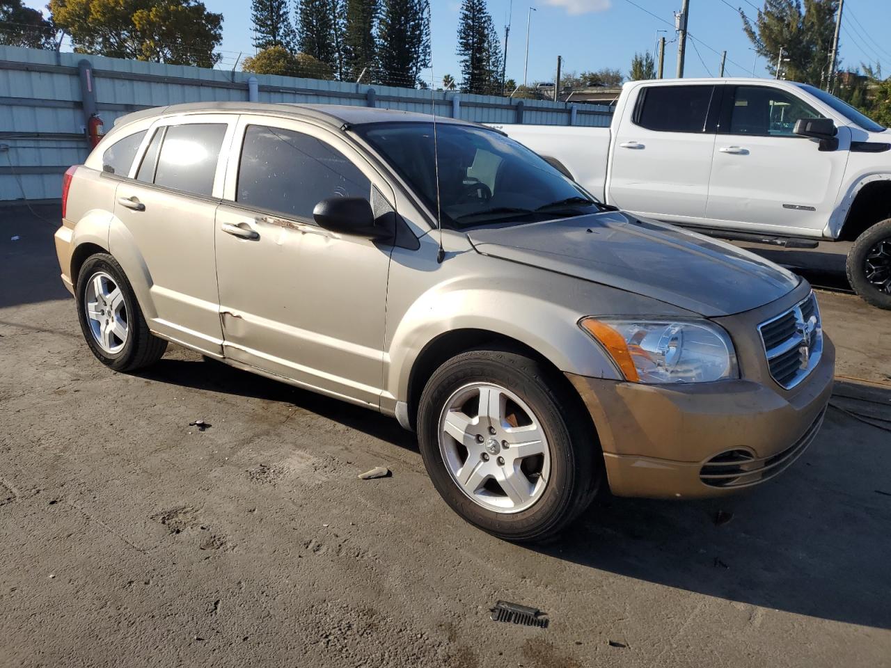 2009 Dodge Caliber VIN 1B3HB48A69D170775 Copart auction photo, front end / side damage thumbnail 4