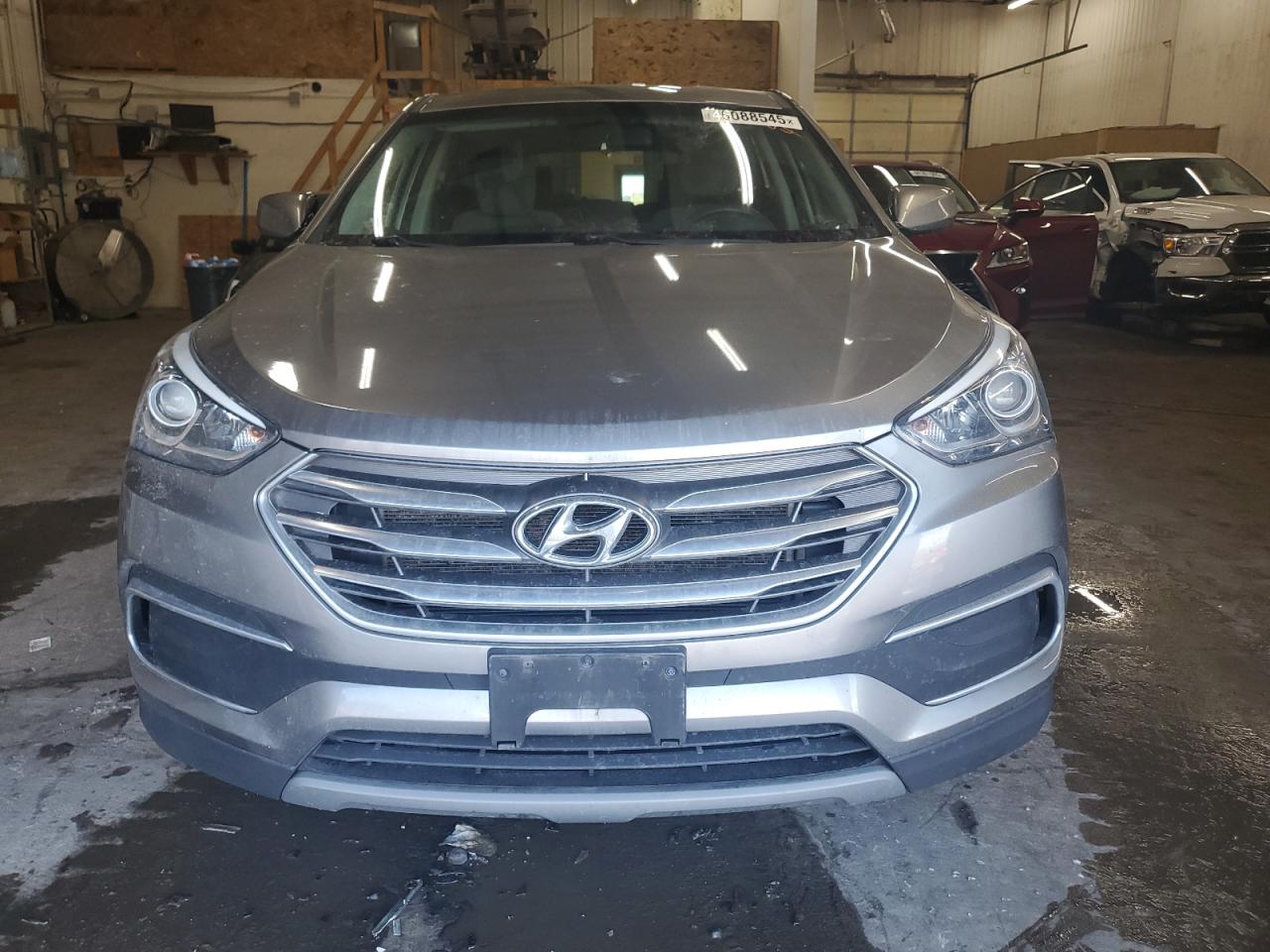 2018 Hyundai Santa Fe VIN 5XYZTDLBXJG556654 Copart auction photo, side damage thumbnail 5