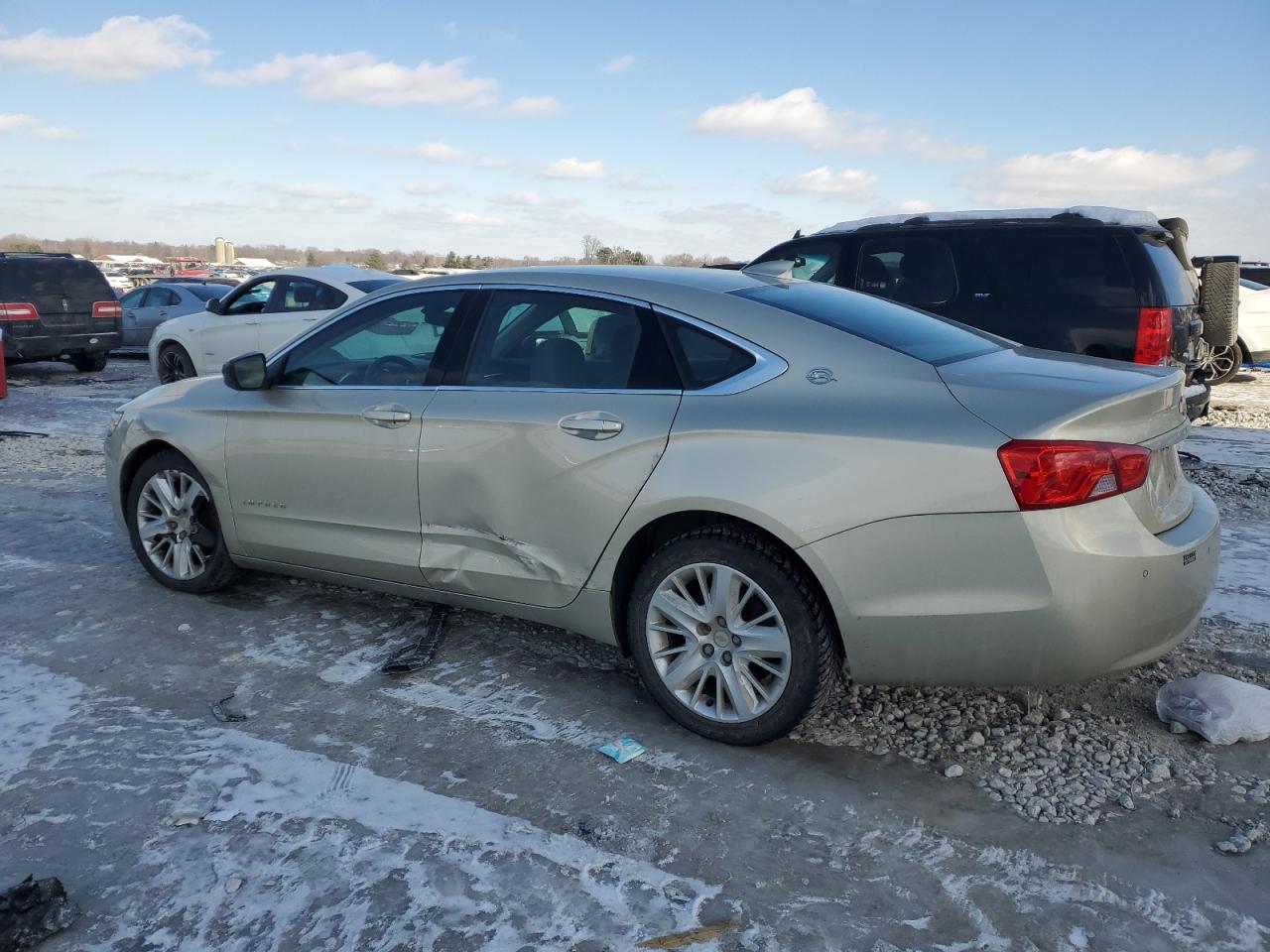 2015 Chevrolet Impala VIN 2G11Z5SL4F9193498 Copart auction photo, side damage thumbnail 2