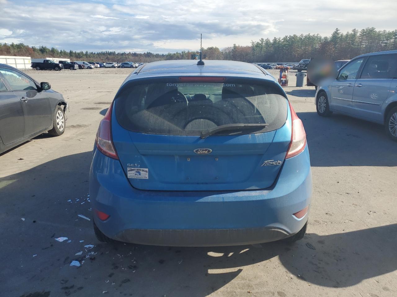 2017 Ford Fiesta VIN 3FADP4EJ4HM158507 Copart auction photo, front end damage thumbnail 6