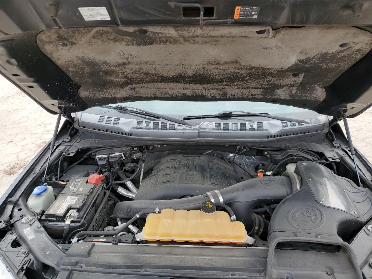 2015 Ford F-150 VIN 1FTEW1EG2FFB19335 Copart auction photo, front end / side damage thumbnail 12