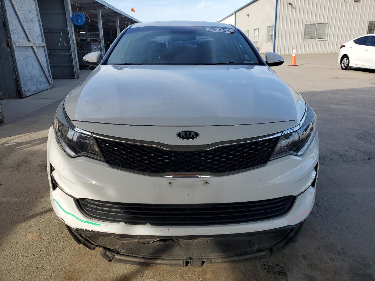 2016 KIA Optima VIN 5XXGT4L3XGG060282 Copart auction photo, front end / undercarriage damage thumbnail 5