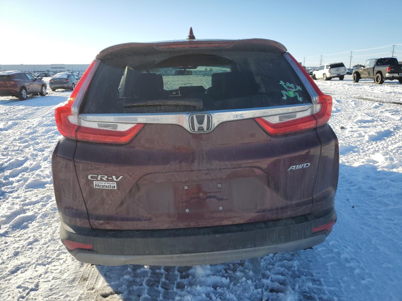 2019 Honda CR-V VIN 5J6RW2H51KL009240 Copart auction photo, side / front end damage thumbnail 6