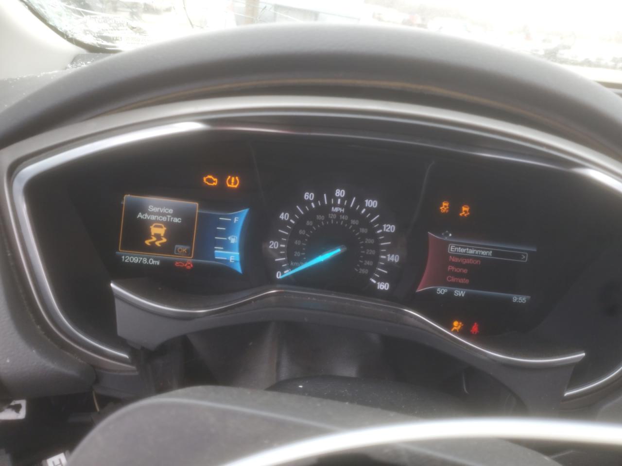 2015 Ford Fusion VIN 3FA6P0HD7FR233224 Copart auction photo, side / front end damage thumbnail 9