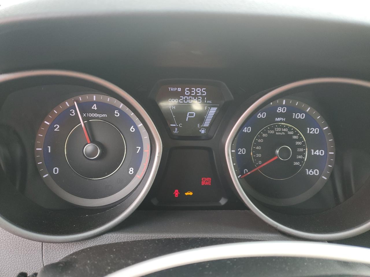 2011 Hyundai Elantra VIN KMHDH4AE3BU114755 Copart auction photo, front end damage thumbnail 9