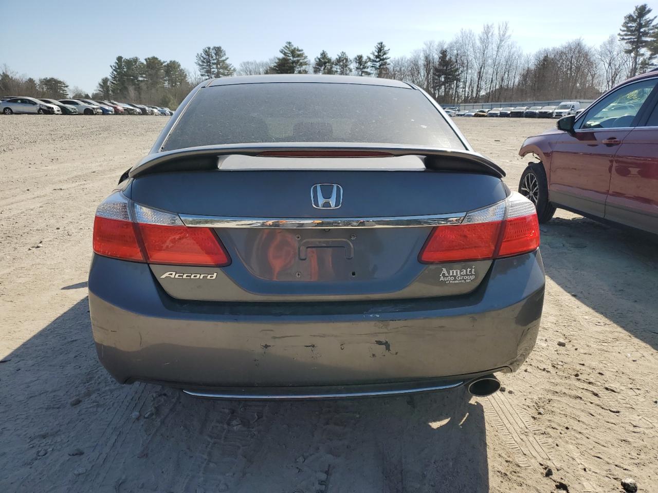 2013 Honda Accord VIN 1HGCR2E38DA064449 Copart auction photo, front end / minor dent/scratches damage thumbnail 6