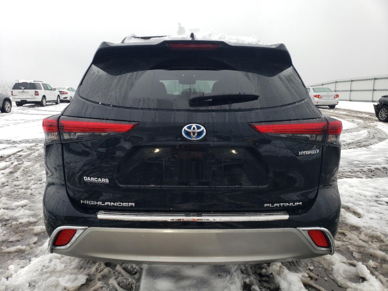 2021 Toyota Highlander VIN 5TDEBRCH6MS024781 Copart auction photo, front end / side damage thumbnail 6