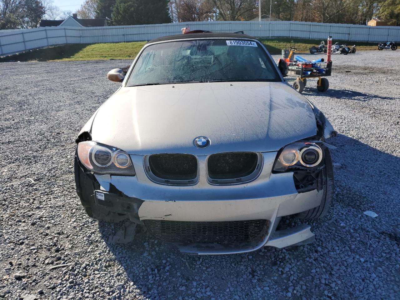 2008 BMW 1er VIN WBAUN93568VK40034 Copart auction photo, all over damage thumbnail 5