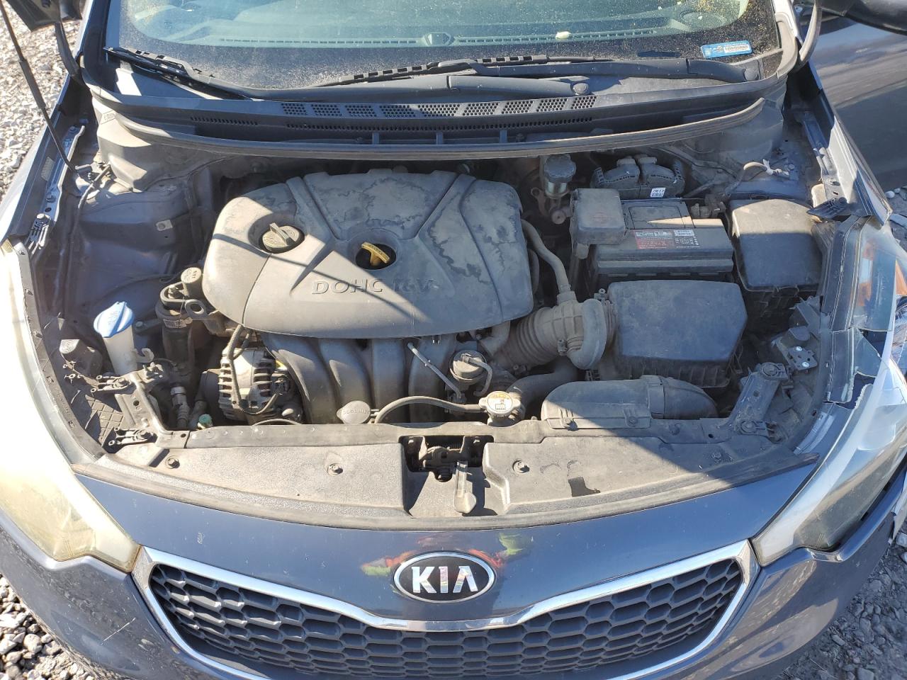 2016 KIA Forte VIN KNAFK4A60G5601336 Copart auction photo, rear end / side damage thumbnail 12