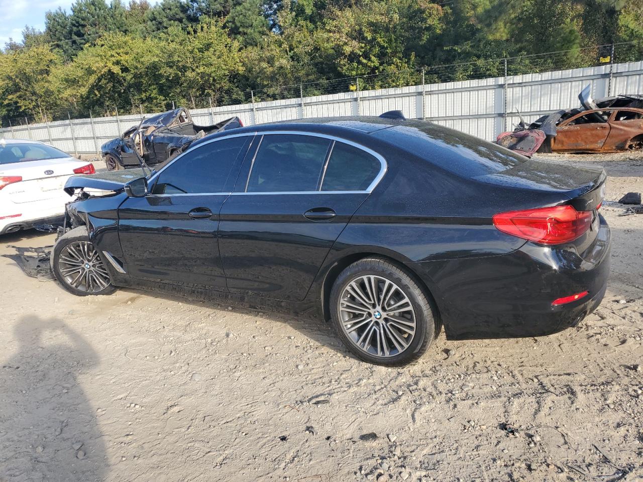 2019 BMW 5er VIN WBAJA7C58KWW14289 Copart auction photo, front end damage thumbnail 2