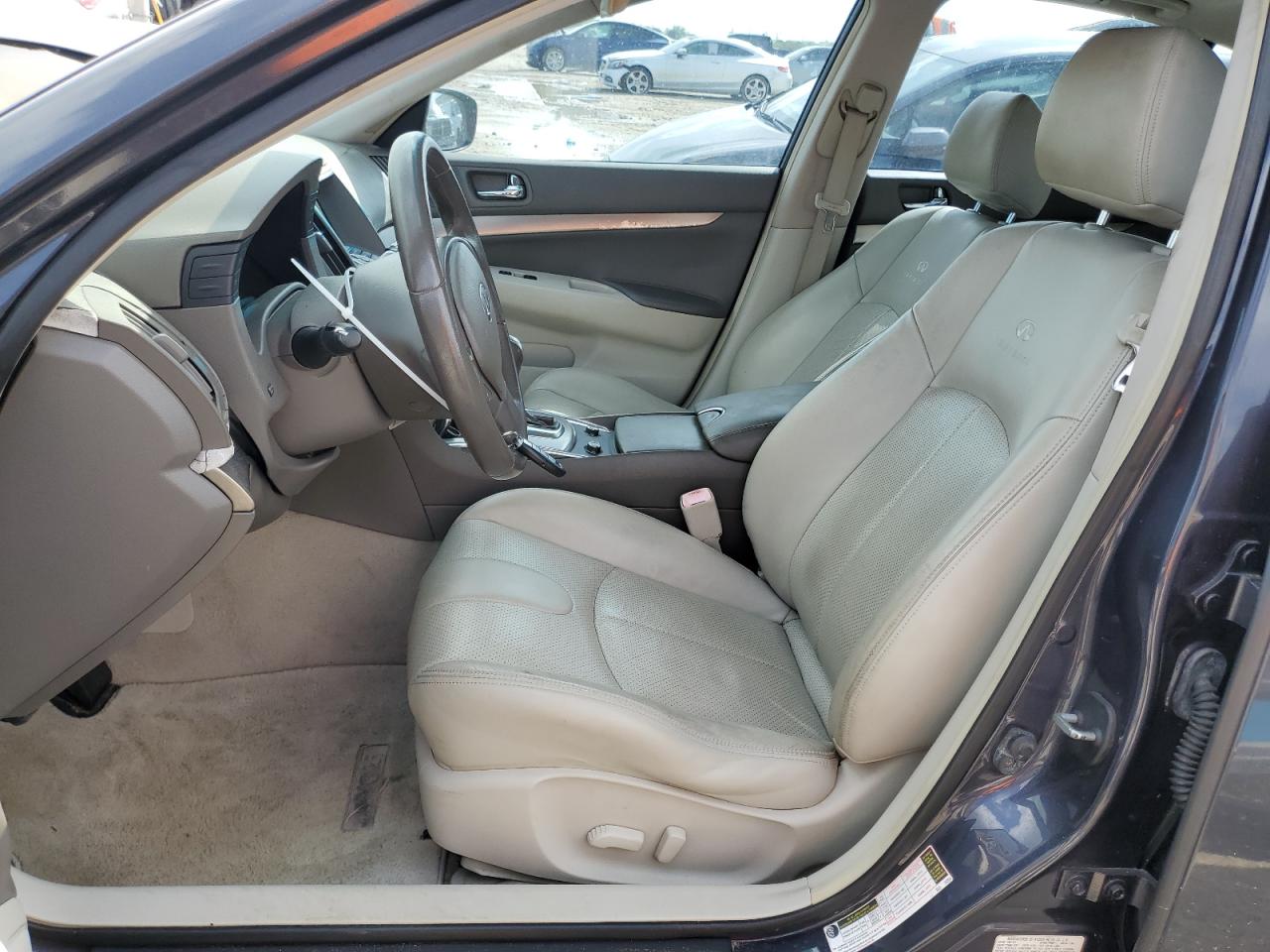 2011 Infiniti G VIN JN1DV6AP5BM830246 Copart auction photo, frame damage damage thumbnail 7