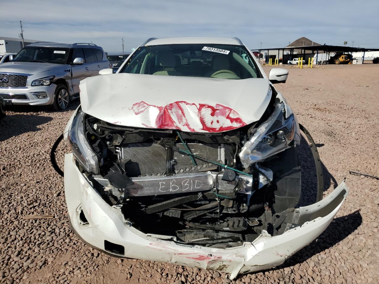 2018 Nissan Murano VIN 5N1AZ2MG6JN173325 Copart auction photo, front end damage thumbnail 5