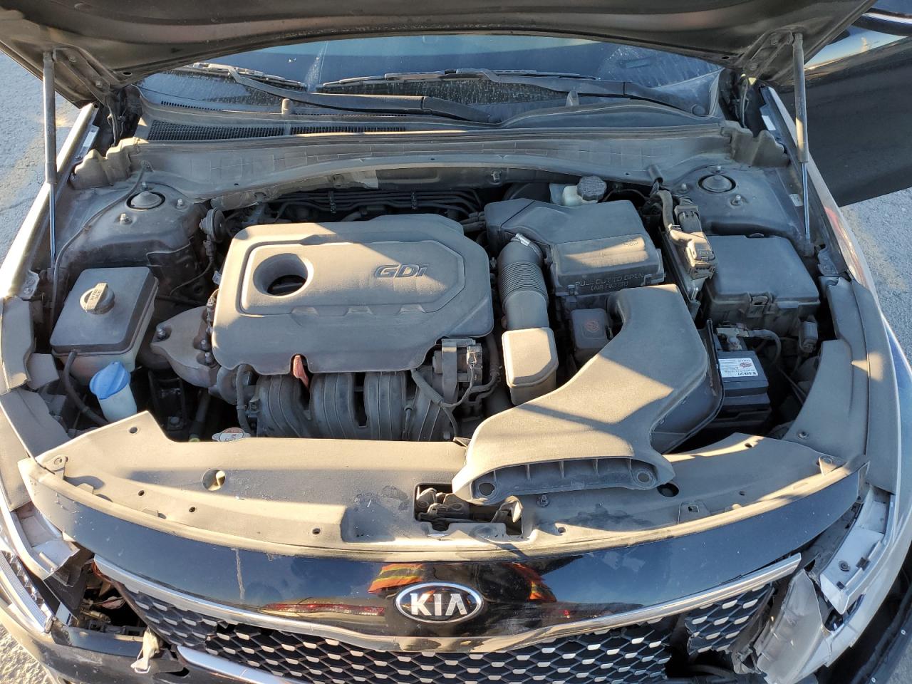 2016 KIA Optima VIN 5XXGU4L30GG031600 Copart auction photo, front end damage thumbnail 12