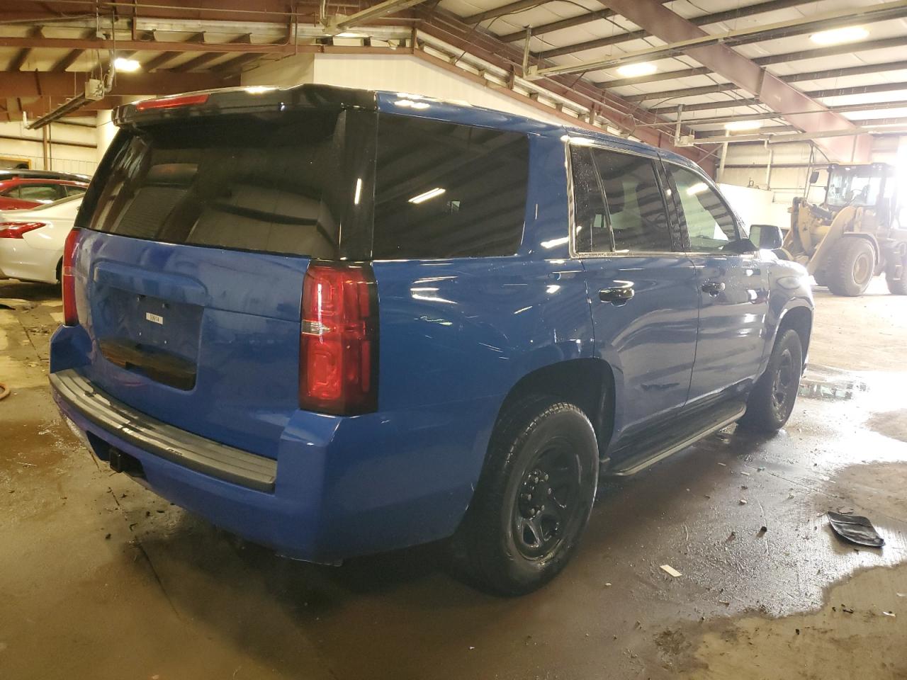 2019 Chevrolet Tahoe VIN 1GNSKDEC7KR396527 Copart auction photo, front end / side damage thumbnail 3