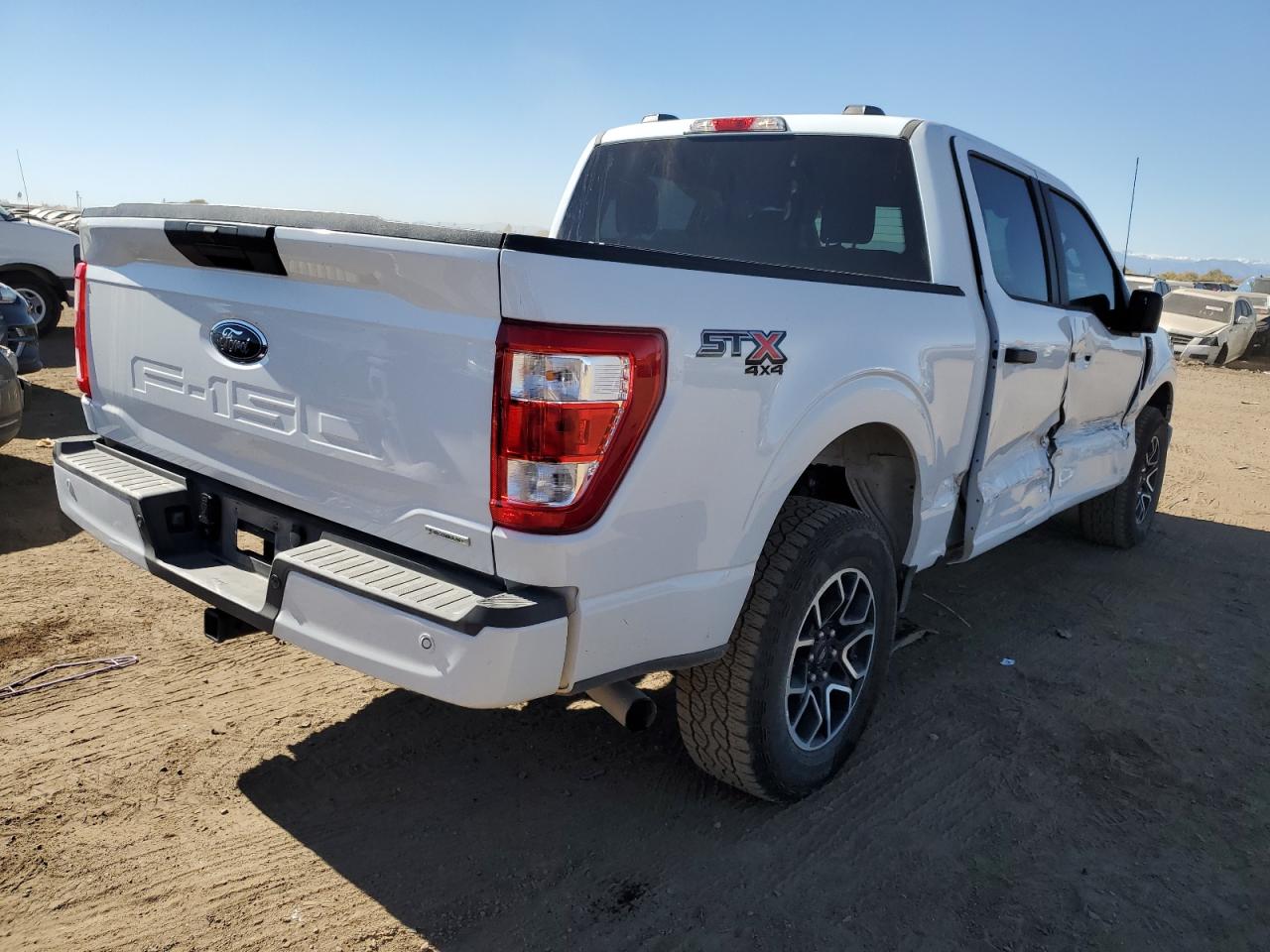 2023 Ford F-150 VIN 1FTEW1EP3PKD03451 Copart auction photo, side / front end damage thumbnail 3