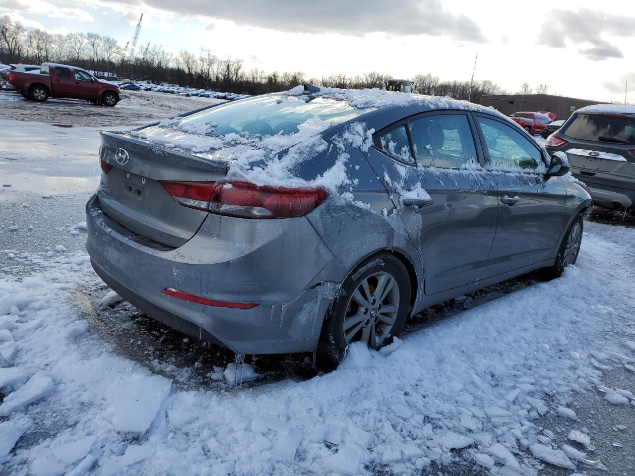 2018 Hyundai Elantra VIN 5NPD84LF0JH258167 Copart auction photo, front end damage thumbnail 3