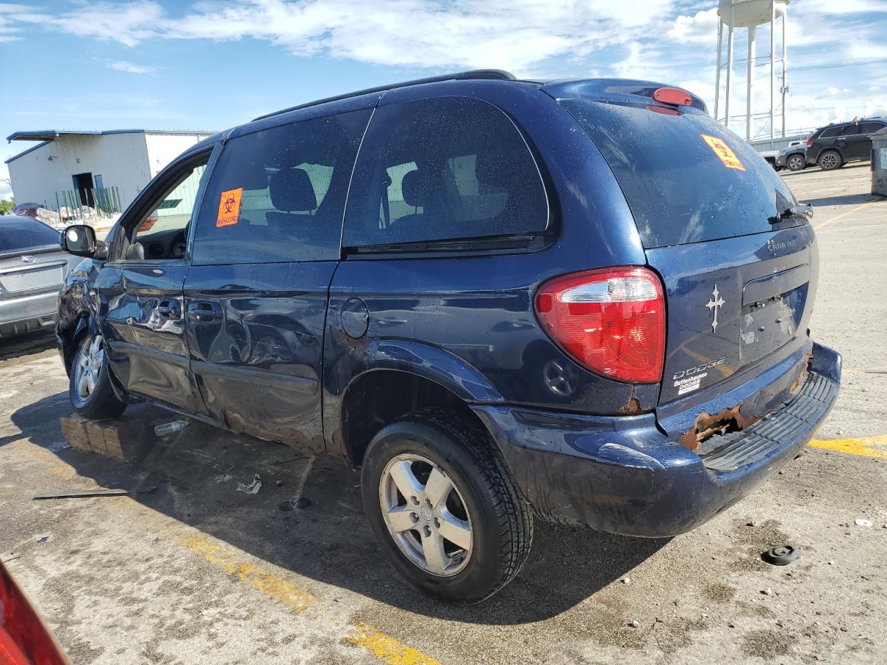 2006 Dodge Caravan VIN 1D4GP45R96B744981 Copart auction photo, all over damage thumbnail 2