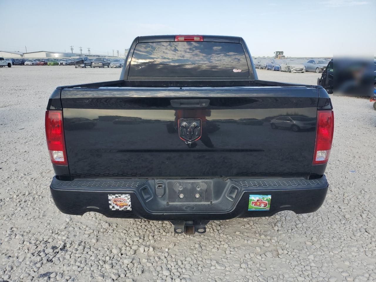 2017 RAM 1500 VIN 3C6JR6AT0HG687324 Copart auction photo, burn damage thumbnail 6