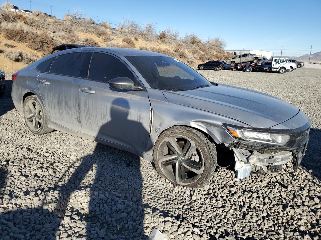 2019 Honda Accord VIN 1HGCV1F37KA057638 Copart auction photo, front end damage thumbnail 4