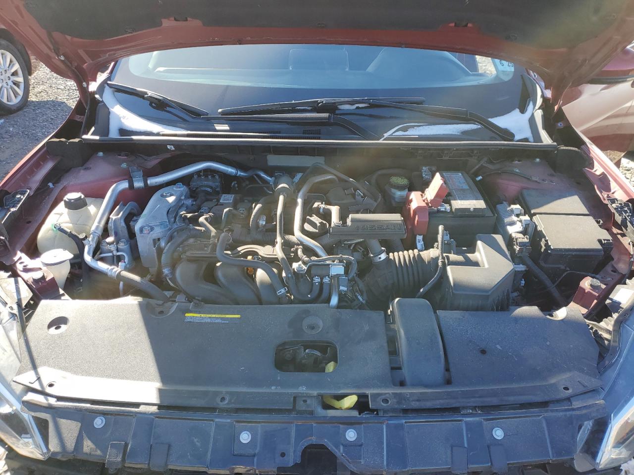 2020 Nissan Sentra VIN 3N1AB8CV9LY237619 Copart auction photo, undercarriage / front end damage thumbnail 11