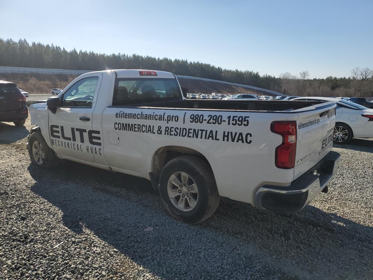 2021 Chevrolet Silverado VIN 3GCNWAEF7MG270058 Copart auction photo, front end / undercarriage damage thumbnail 2
