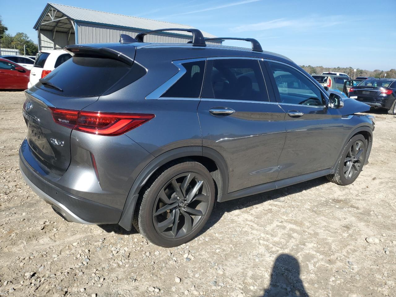2019 Infiniti QX50 VIN 3PCAJ5M30KF118363 Copart auction photo, front end damage thumbnail 3