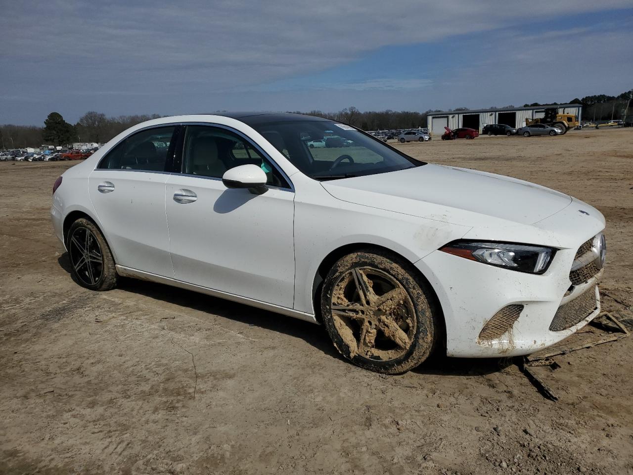 2022 Mercedes-Benz A-klasse VIN W1K3G4EB0NJ349774 Copart auction photo, front end / mechanical damage thumbnail 4