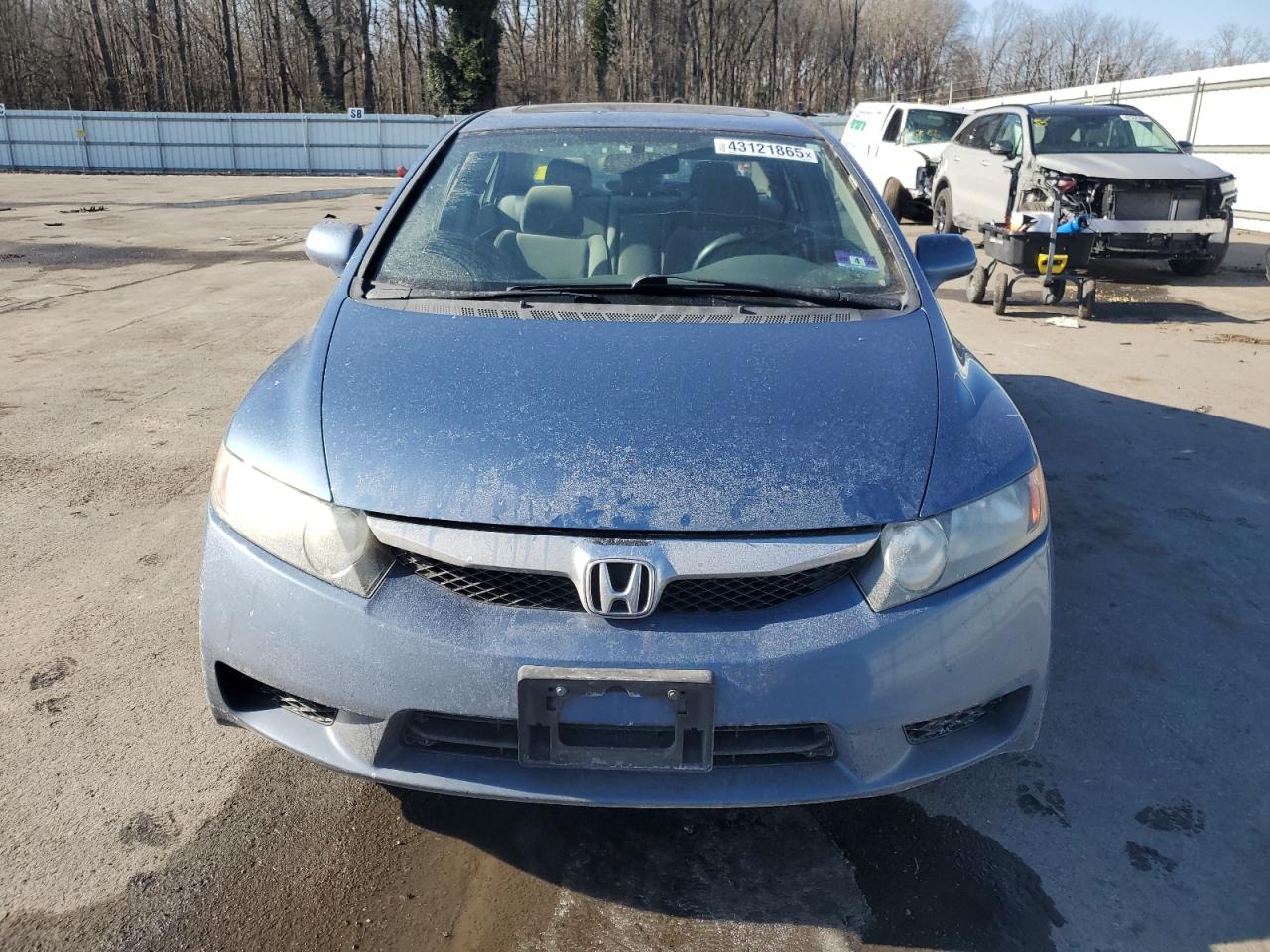2011 Honda Civic VIN 19XFA1F80BE014484 Copart auction photo, side damage thumbnail 5