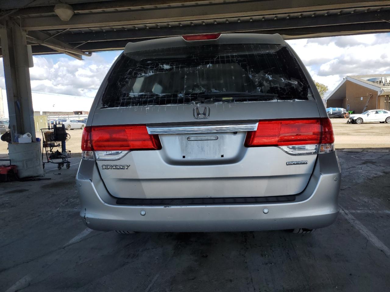 2009 Honda Odyssey VIN 5FNRL38849B034077 Copart auction photo, rear end damage thumbnail 6