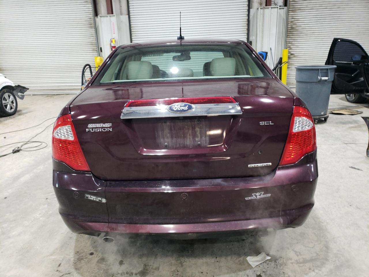 2012 Ford Fusion VIN 3FAHP0JG6CR137659 Copart auction photo, front end / side damage thumbnail 6