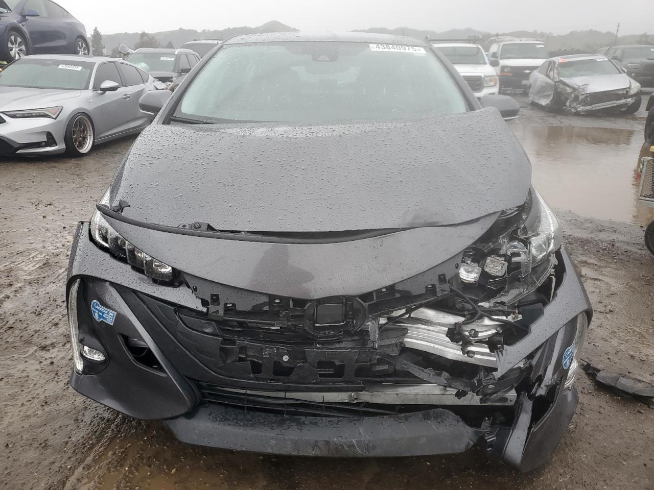 2021 Toyota Prius VIN JTDKAMFP5M3184731 Copart auction photo, front end damage thumbnail 5