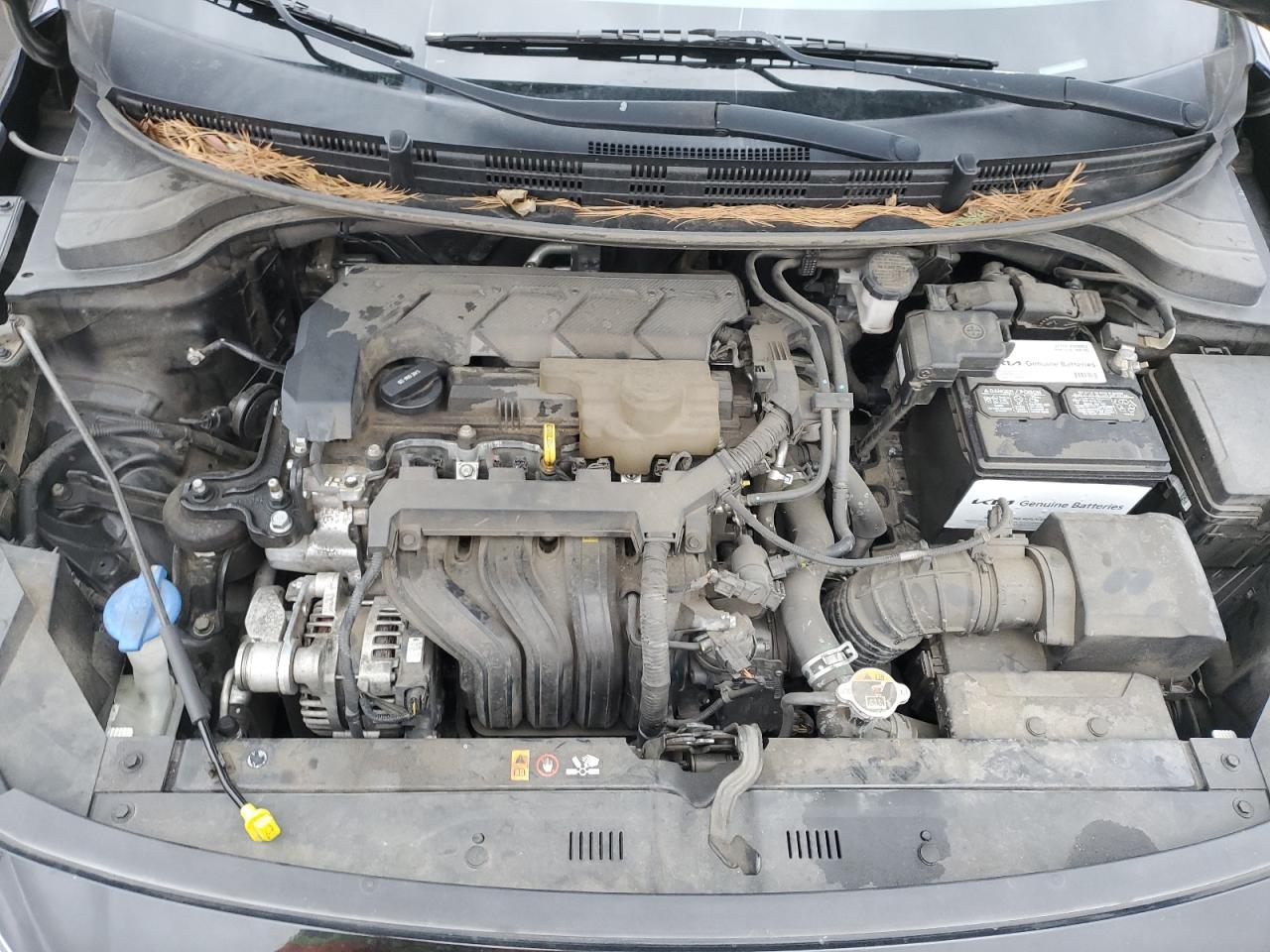2020 KIA Rio VIN 3KPA24ADXLE302687 Copart auction photo, side damage thumbnail 11