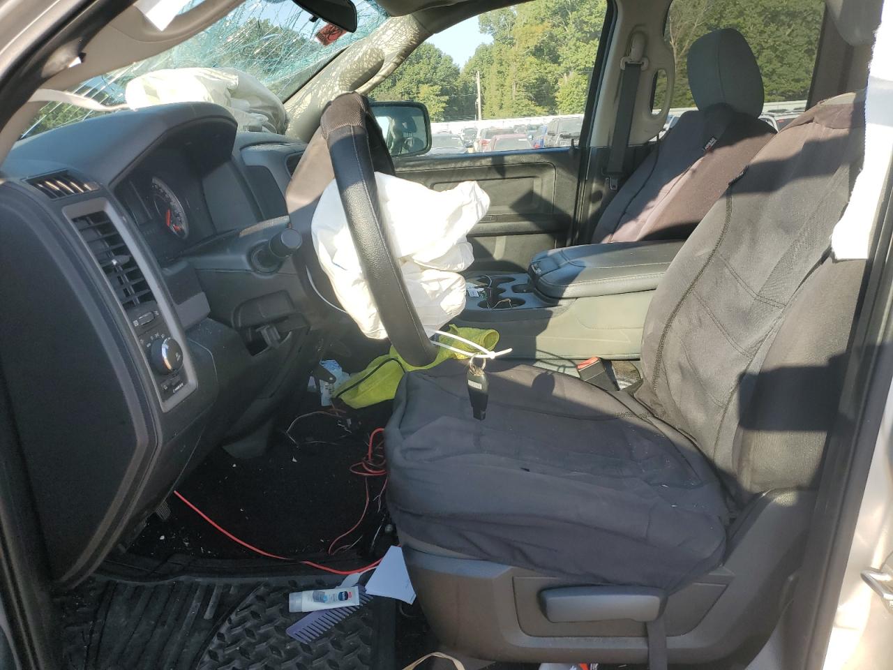 2016 RAM 1500 VIN 1C6RR6FT9GS362061 Copart auction photo, front end / top/roof damage thumbnail 7