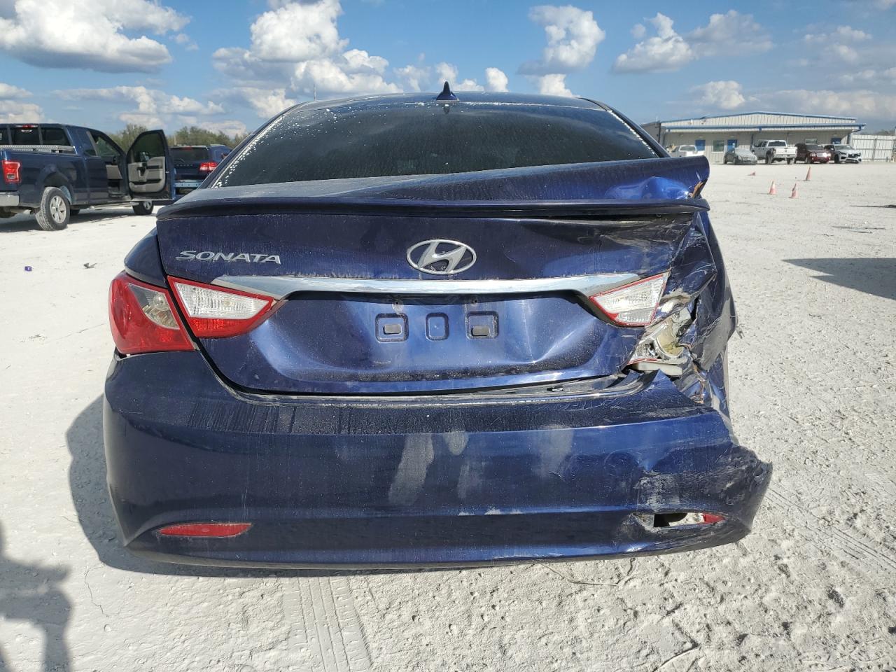 2013 Hyundai Sonata VIN 5NPEB4AC7DH595471 Copart auction photo, rear end damage thumbnail 6