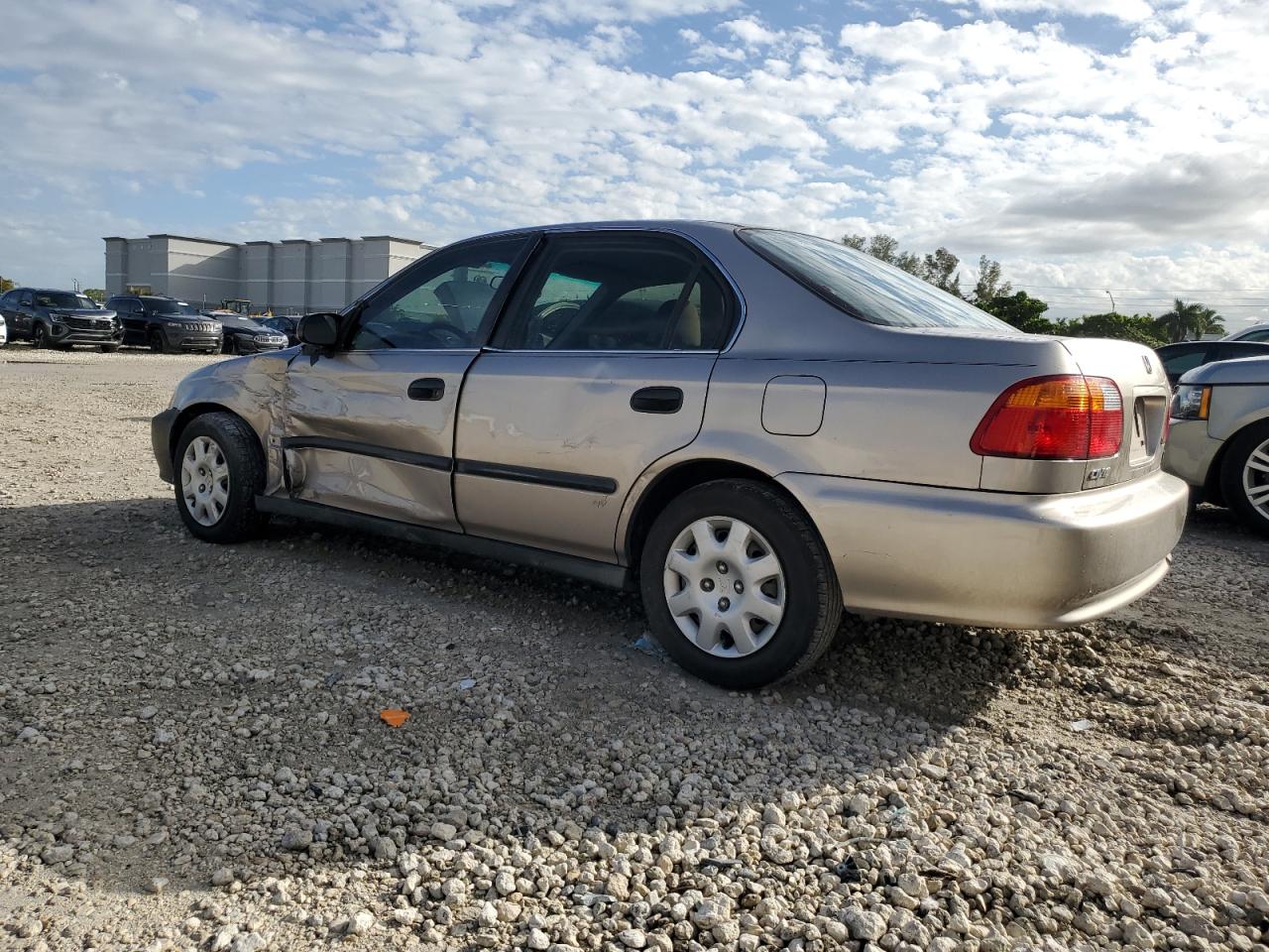 2000 Honda Civic VIN 1HGEJ6571YL040840 Copart auction photo, side damage thumbnail 2