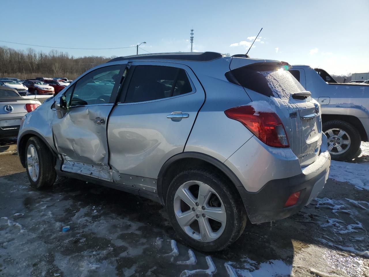 2015 Buick Encore VIN KL4CJBSB8FB218506 Copart auction photo, side damage thumbnail 2