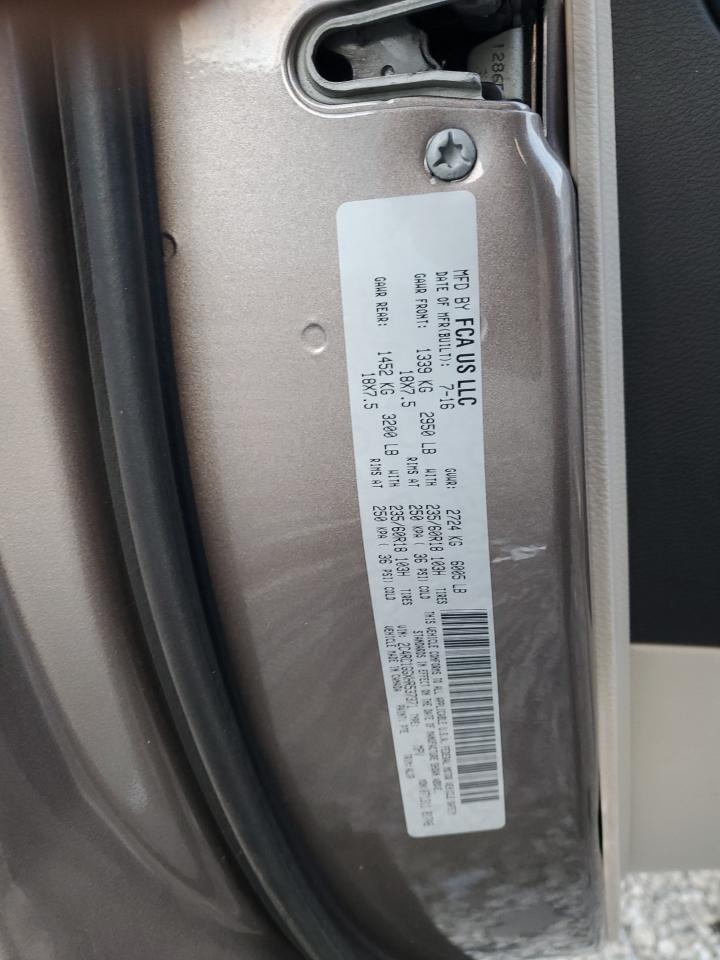 2017 Chrysler Pacifica VIN 2C4RC1GGXHR537371 Copart auction photo, front end / mechanical damage thumbnail 13
