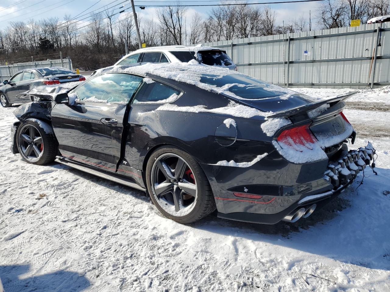 2022 Ford Mustang VIN 1FA6P8R00N5555053 Copart auction photo, all over / mechanical damage thumbnail 2