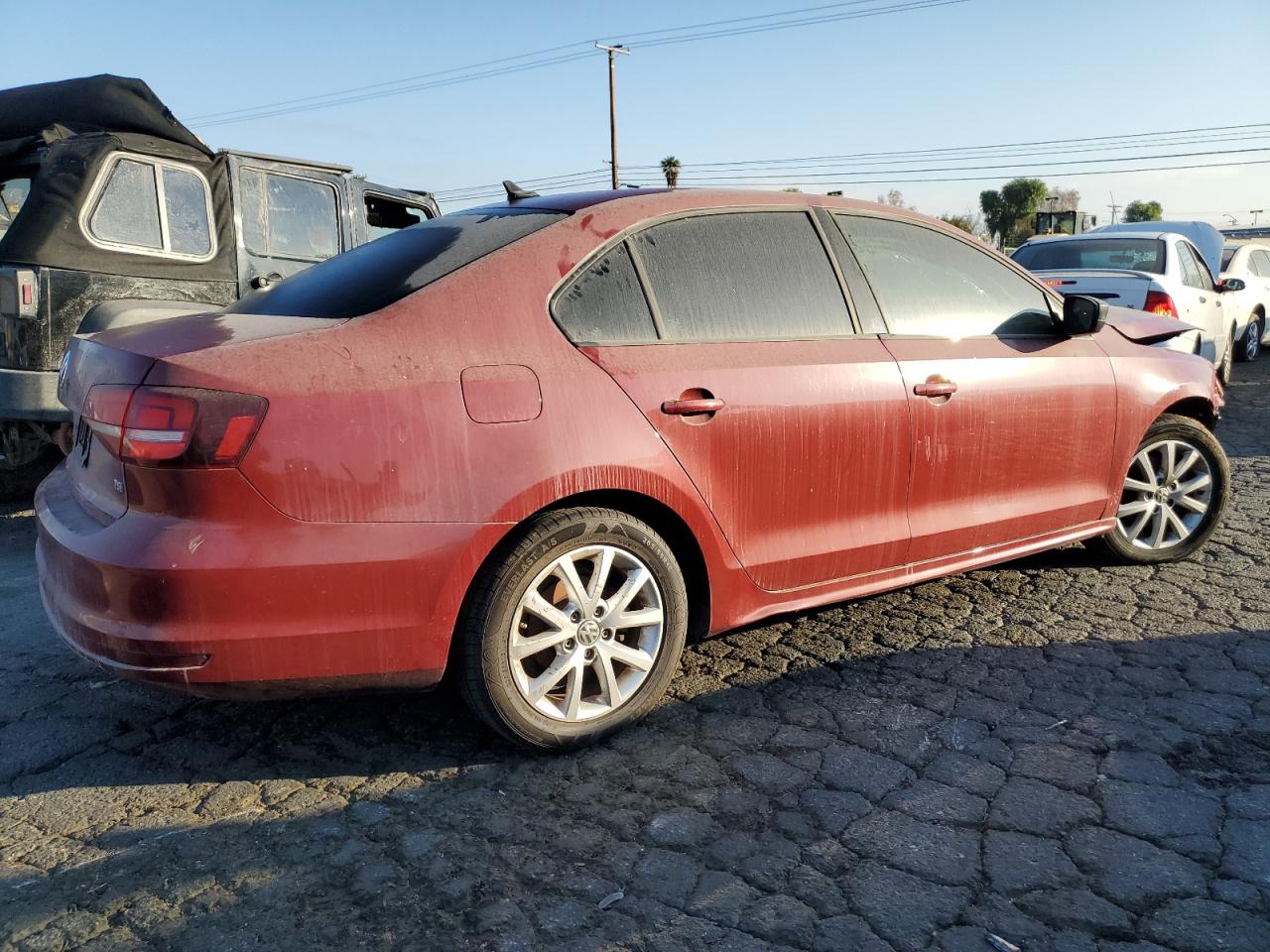 2016 Volkswagen Jetta VIN 3VWD67AJXGM253279 Copart auction photo, front end damage thumbnail 3