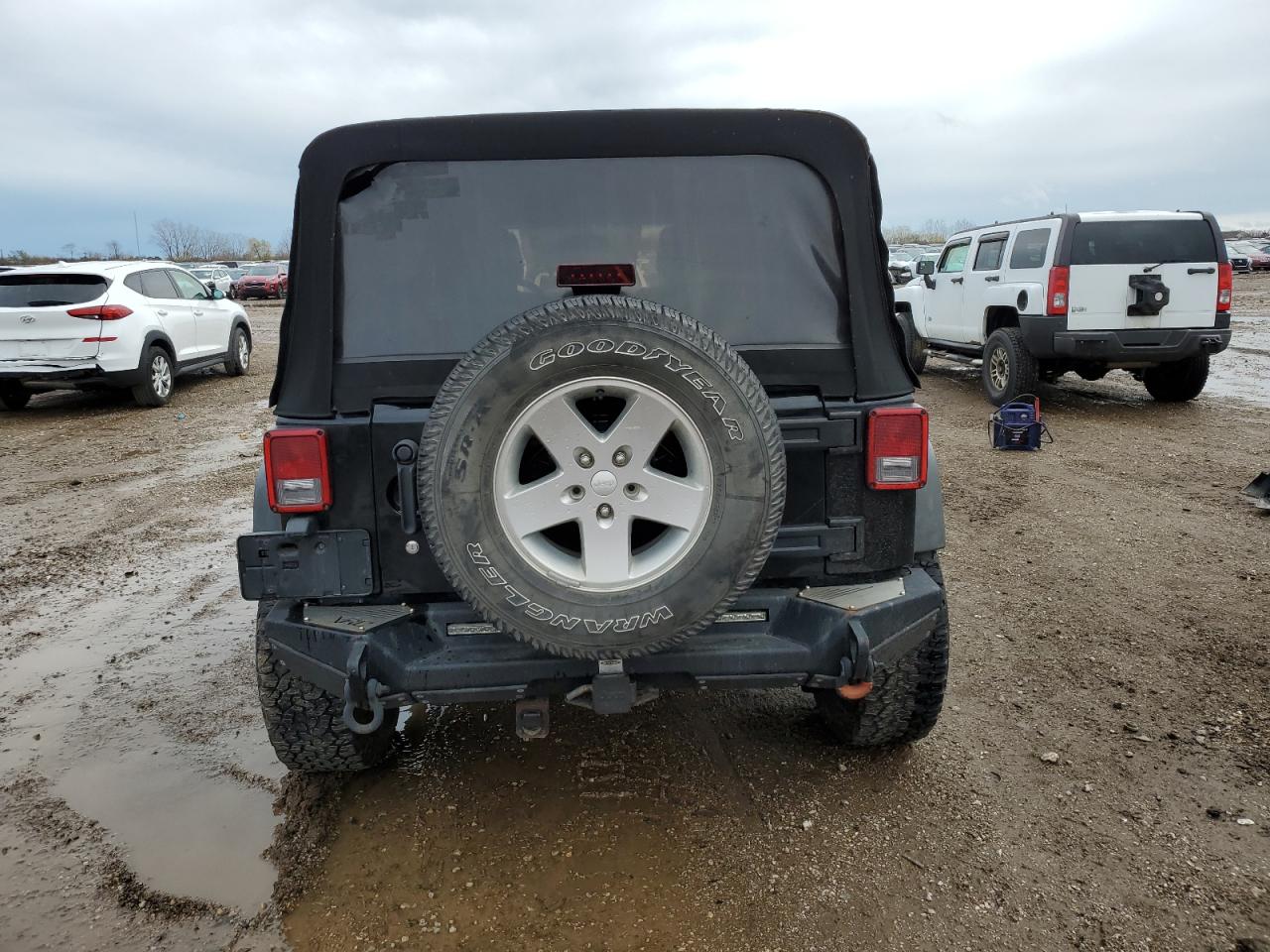 2012 Jeep Wrangler VIN 1C4BJWDG3CL134343 Copart auction photo, front end damage thumbnail 6